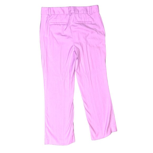 Talbots Flare Kick Crop Pants in Lilac Size 2 - Picture 4 of 8